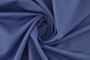 Popeline di puro cotone azzurro